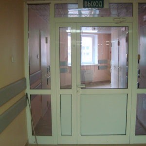 Алюминиевая дверь 1000×2100 мм. GFTD25204
