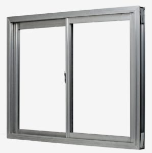 Алюминиевые окна с размерами 1350×1200 мм.